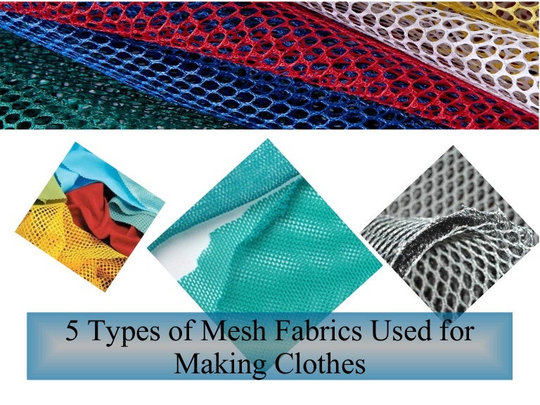 5 types of mesh fabrics used for making clothes