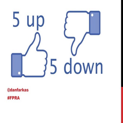 5 up 5 down: Keys For Successful Social Storytelling