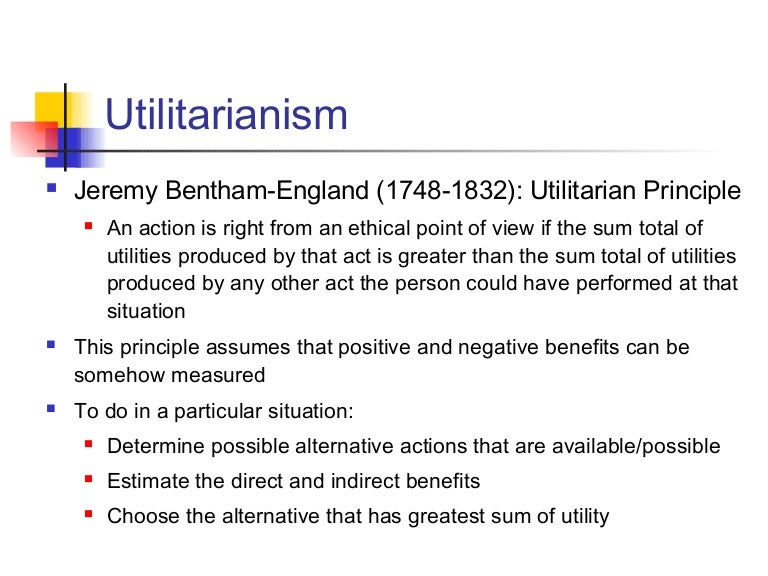 5 Utilitarianism Cognitivism And Consequentialism