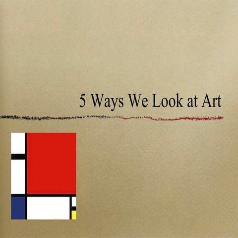 Art as representation, Art as Significant Form | PPTX