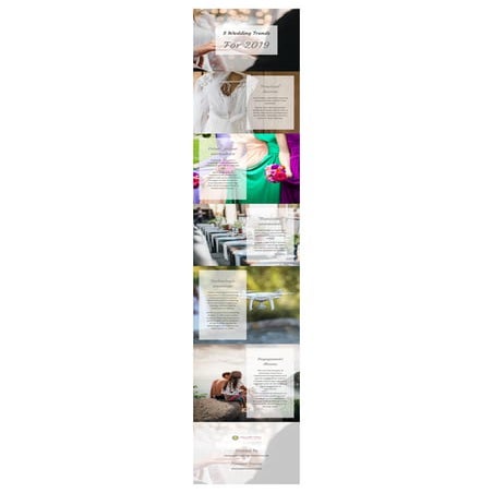 5 wedding trends for 2019