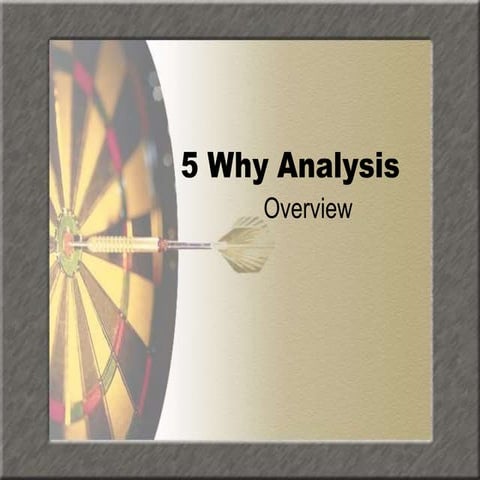 Why - why -analysis Training Presentation