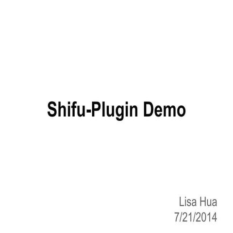 Shifu plugin-trainer and pmml-adapter