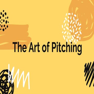 The Art of Pitching