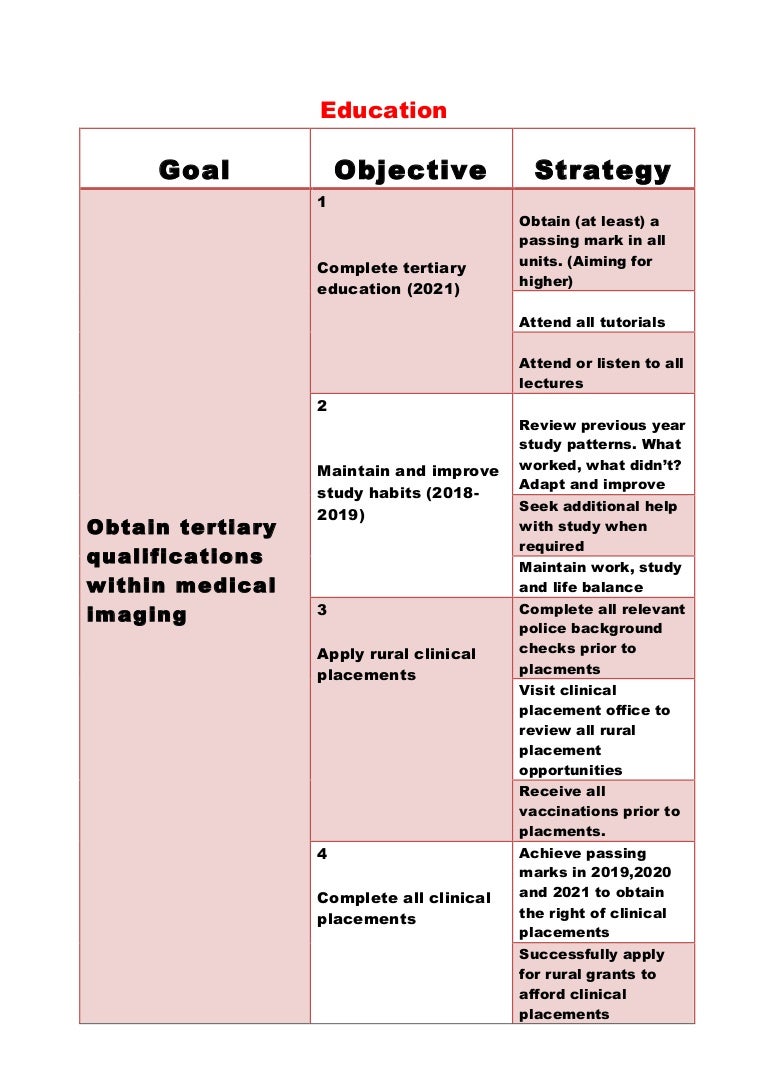 5 year plan template education five year planner template