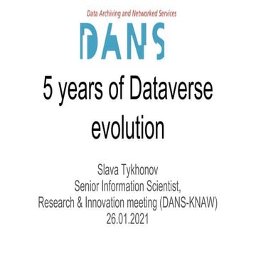 5 years of Dataverse evolution 