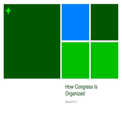 Organization of Congress & the General Assembly