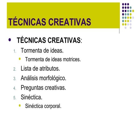 6.12.3.2. creatividad. técnicas