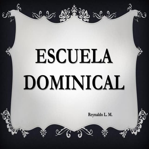 ESCUELA DOMINICAL