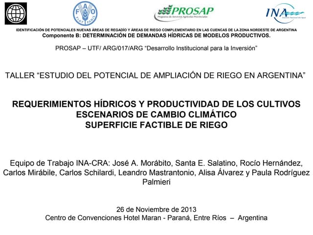 Caracterización productiva con rieg...