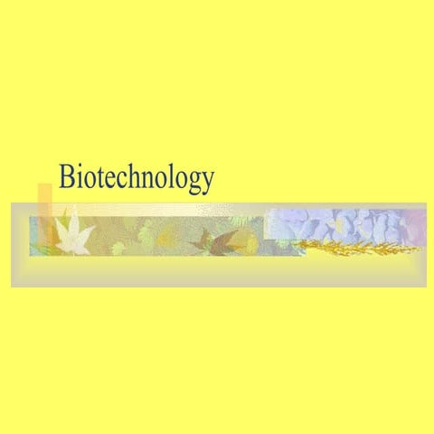 Biotechnology | PPT