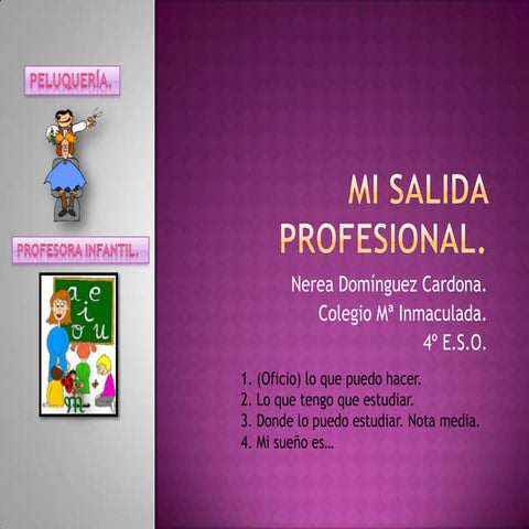 6. mi salida profesional.