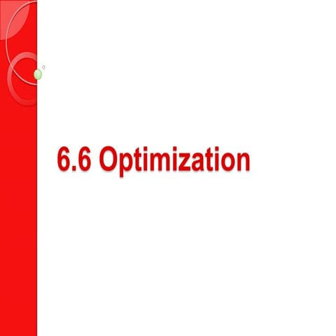 6.6 optimization | PPT