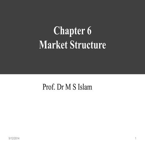 6. market structure