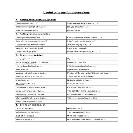 6. phrases discussions