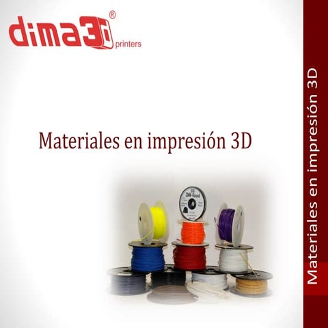 DIMA 3D - Materiales para impresión 3D | PDF
