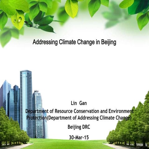 [Climate Change Program]City Paper Presentation : Beijing(China)