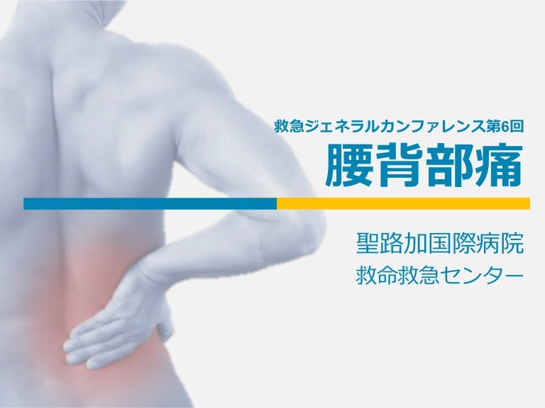 第6回 腰背部痛