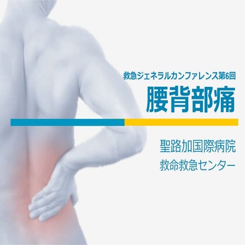 第6回 ｢腰背部痛｣