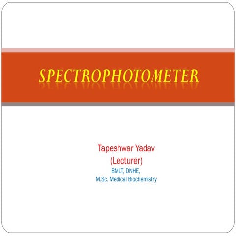 Spetrophotometer