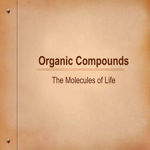 6.4 organic compounds notes(teacher)for slideshare