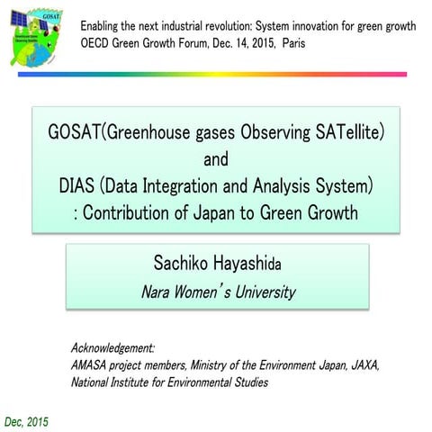 Session 3 - Presentation by Sachiko Hayashida