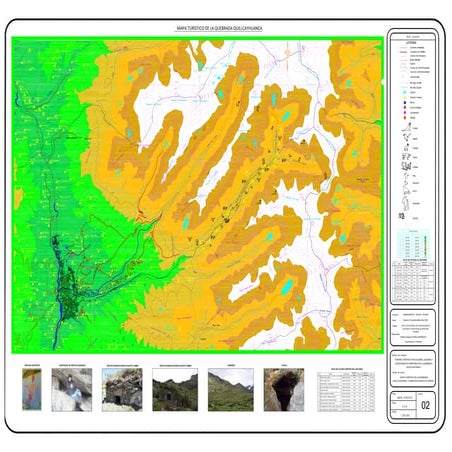 Mapa temático de la quebrada quillcayhuanca: Manifestaciones culturales