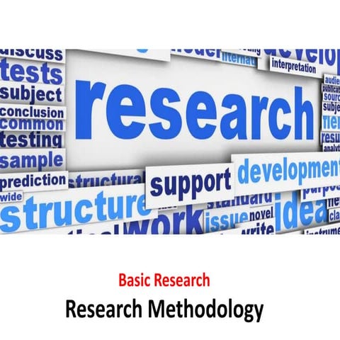 Basic research - Research Methodology -  Manu Melwin Joy