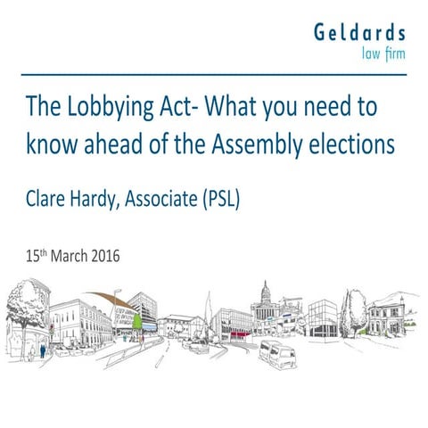 The Lobbying Act