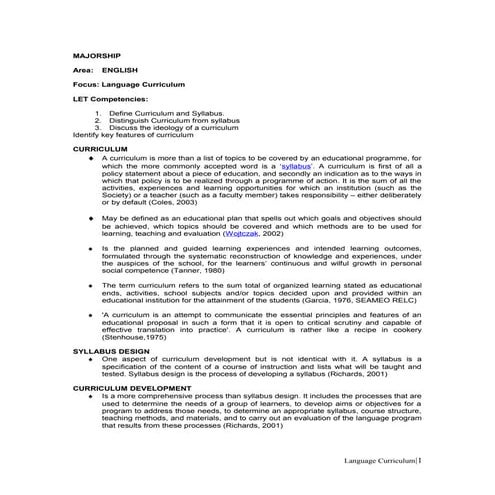 Language Curriculum (6 of 16)