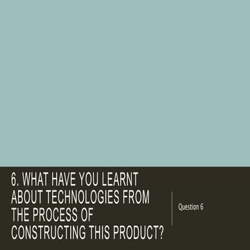 Question 4 planning | PPTX