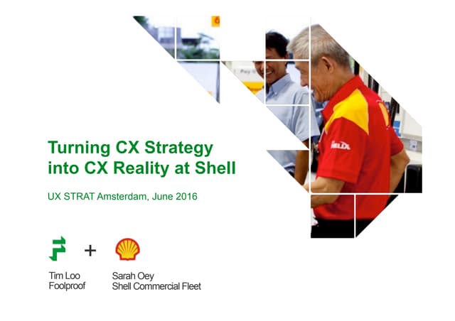 UX STRAT Europe, Sarah Oey and Tim Loo, “Turning CX Strategy into CX Reality ...