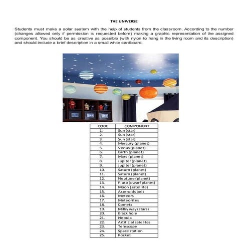 Solar System Project | PPTX