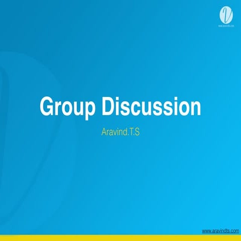 Group Discussion 