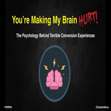 Michael Aagaard - You’re Making My Brain Hurt! The Psychology Behind Terrible...