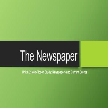 Basic News Article Structure | PDF