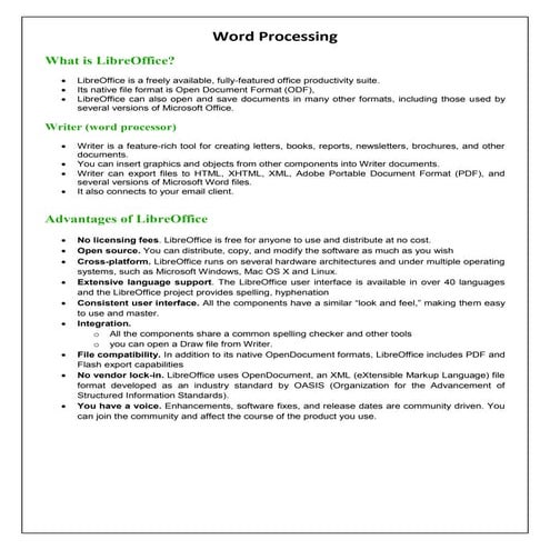 Word processing | PDF