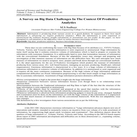 6.a survey on big data challenges in the context of predictive