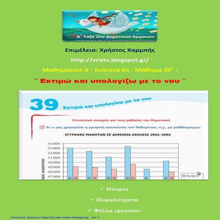 Μαθηματικά Δ΄ 6. 39. ΄΄Εκτιμώ και υπολογίζω με το νου΄΄