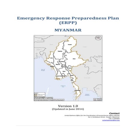 Disaster risk reduction in myanmar | PDF
