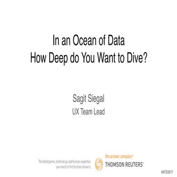 Sagit Siegal - All Things DATA 2017