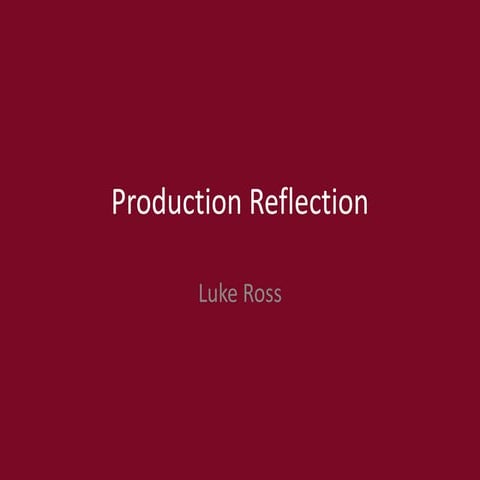 6. production reflection(2)