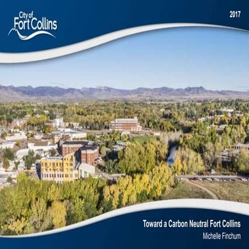 Toward a Carbon Neutral Fort Collins
