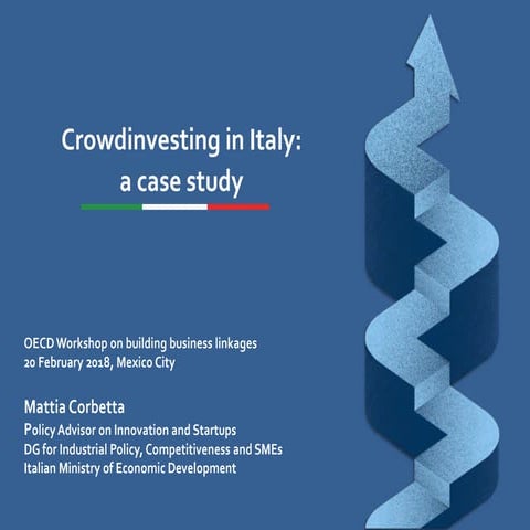 Mattia Corbetta - Crowdinvesting in Italy: a case study