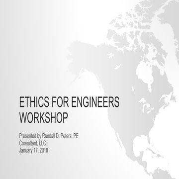Ethics for Engineers | PPTX