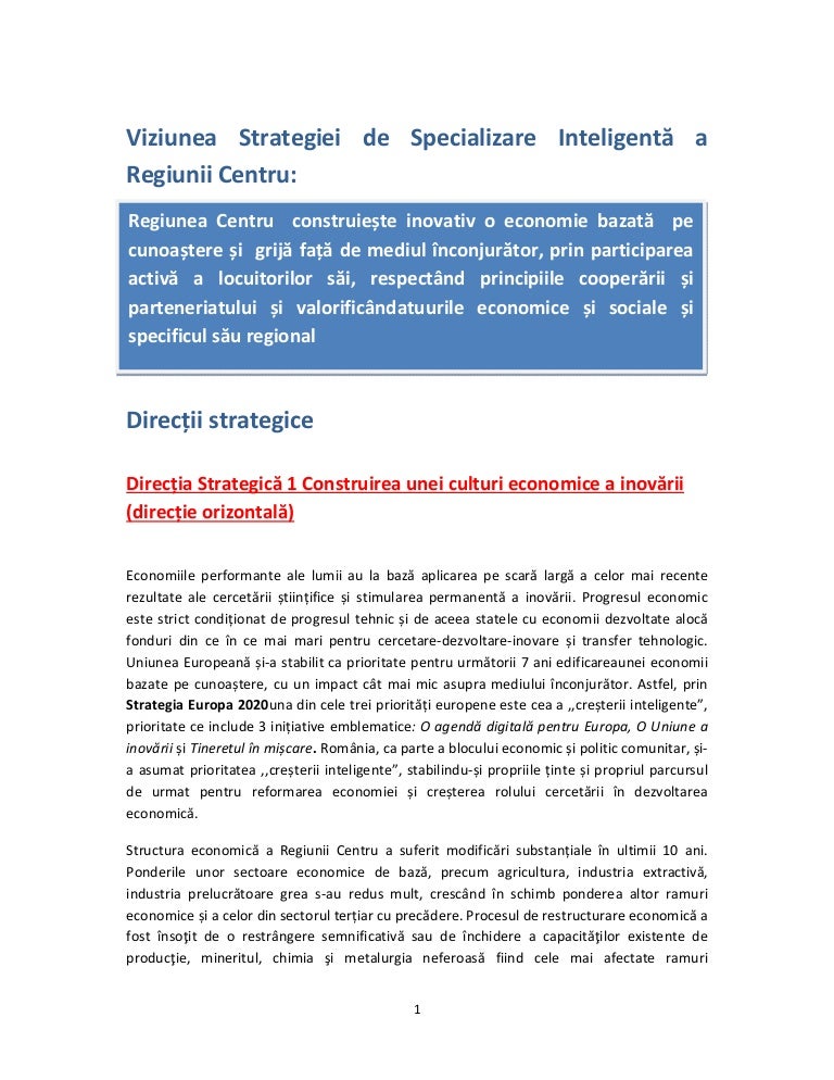 Obiectiv, Misiune, Viziune