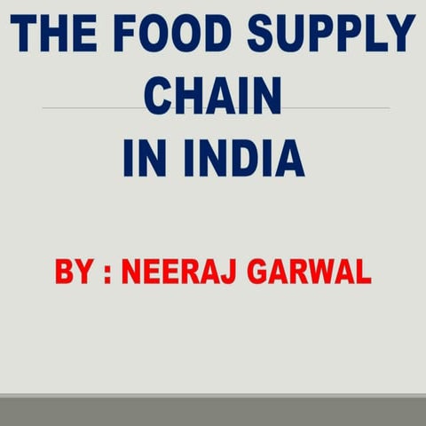 food supply chain