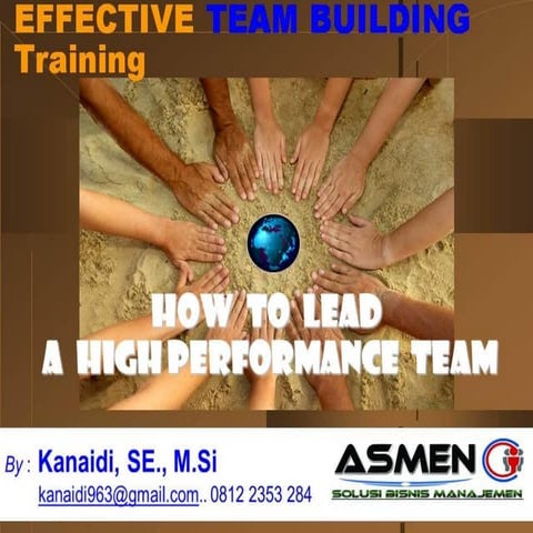 6. Team Building_How to Lead a High Performanace Team.ppt_ Materi ...