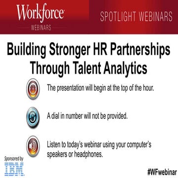 Building Stronger HR Partnerships Through Talent Analytics