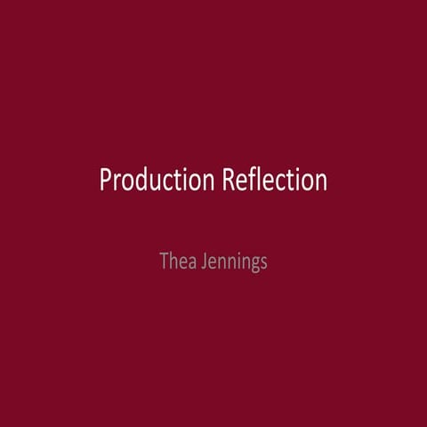 6. production reflection(2)